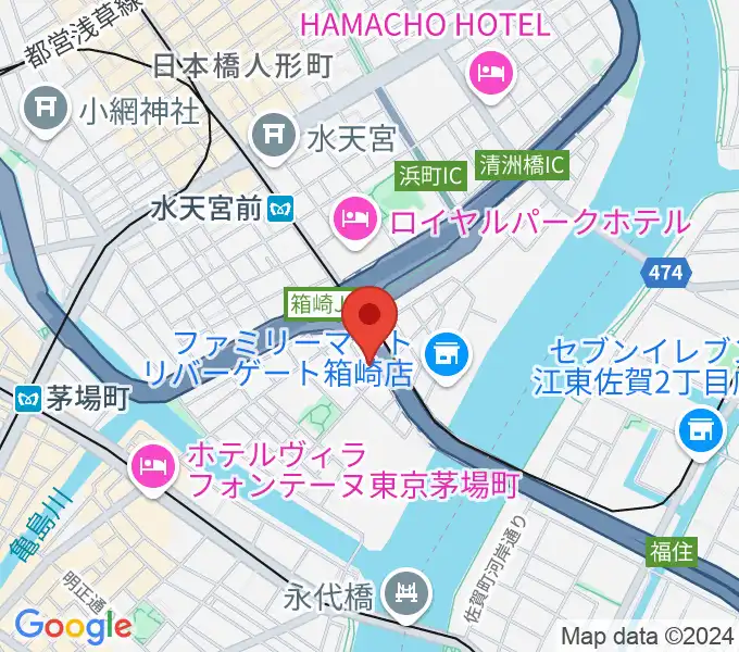 サロン・ド・モデラートの地図