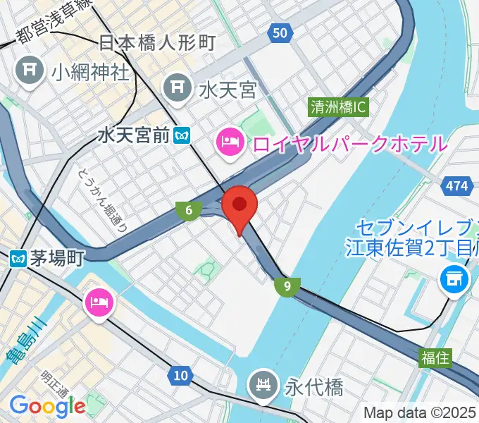 サロン・ド・モデラートの地図