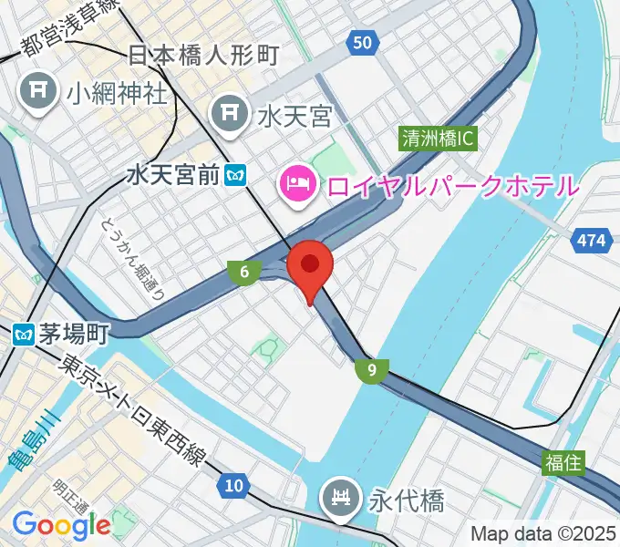 サロン・ド・モデラートの地図