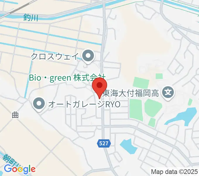 自由ヶ丘フォレストホールの地図