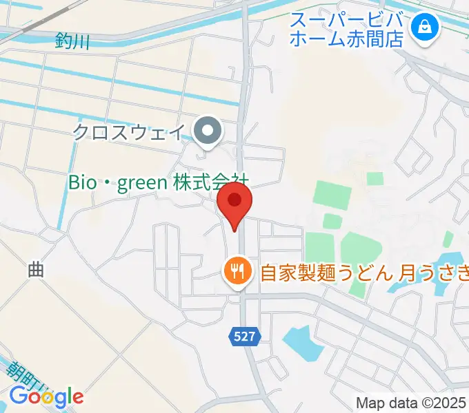 自由ヶ丘フォレストホールの地図