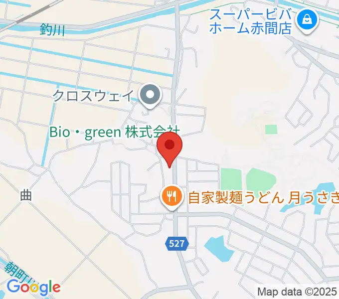 自由ヶ丘フォレストホールの地図