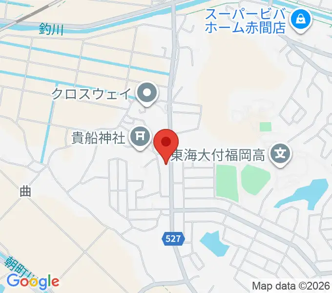 自由ヶ丘フォレストホールの地図
