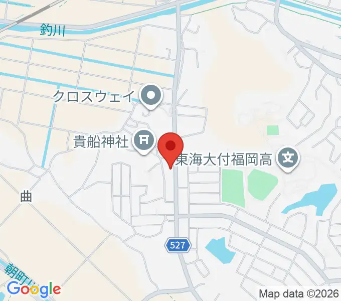 自由ヶ丘フォレストホールの地図