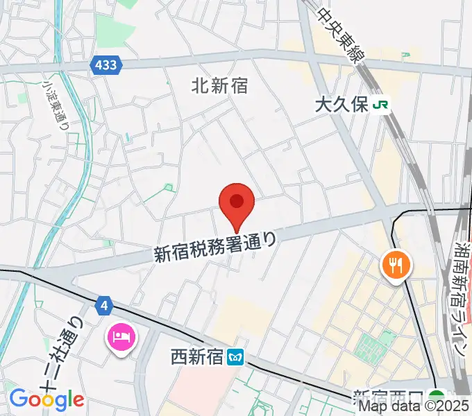 ミュズィックミラベルの地図