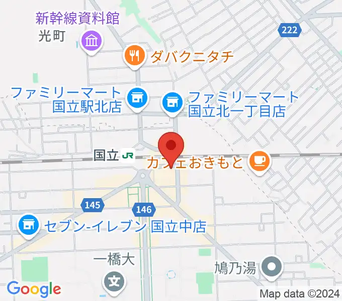 K.STUDIO スタインウェイスタジオの地図