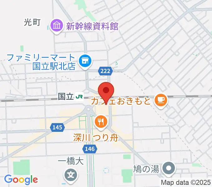 K.STUDIO スタインウェイスタジオの地図