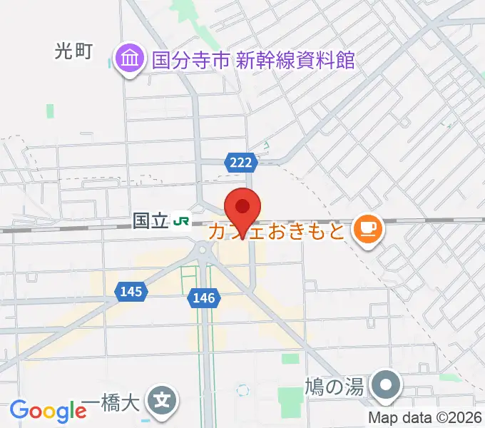 K.STUDIO スタインウェイスタジオの地図
