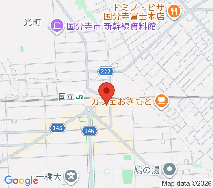 K.STUDIO スタインウェイスタジオの地図