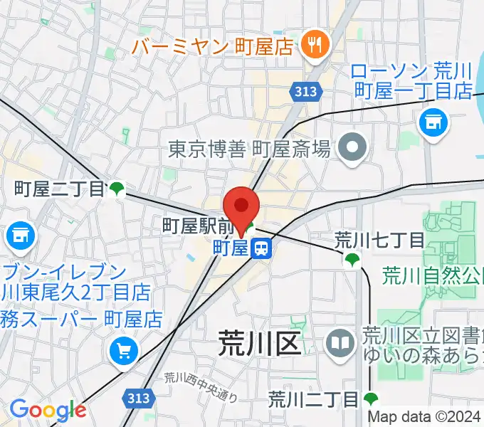 ムーブ町屋の地図