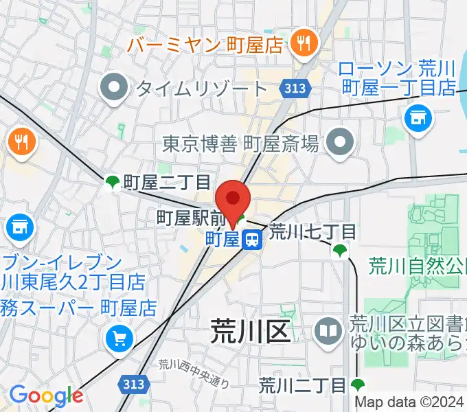 ムーブ町屋の地図