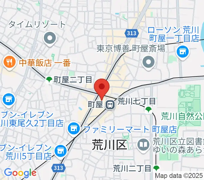 ムーブ町屋の地図