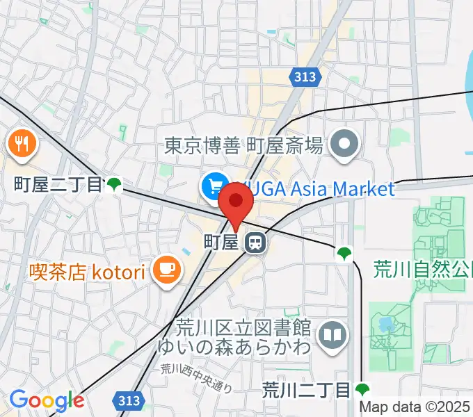ムーブ町屋の地図