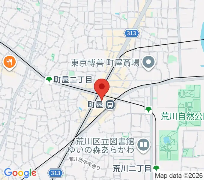 ムーブ町屋の地図