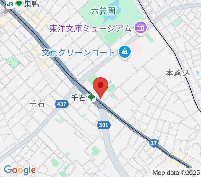 くちいわピアノ教室の地図