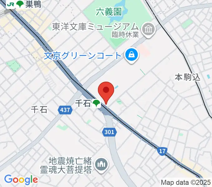 くちいわピアノ教室の地図