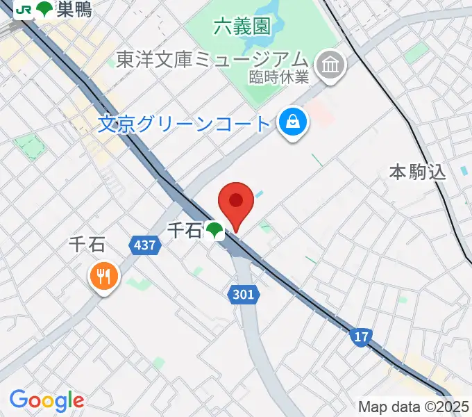 くちいわピアノ教室の地図
