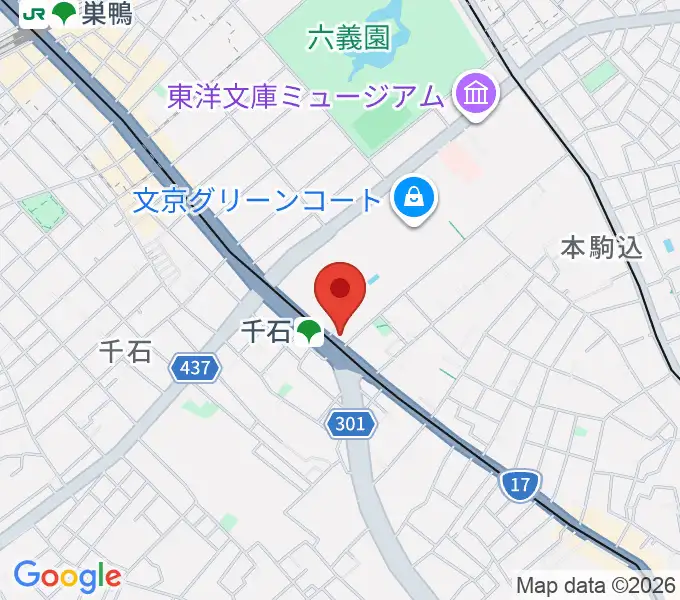 くちいわピアノ教室の地図