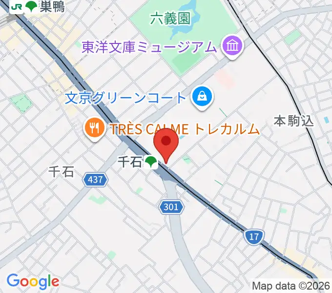 くちいわピアノ教室の地図