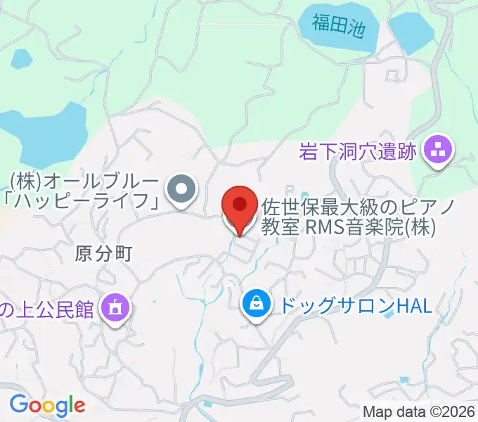 佐世保 R.M.S音楽院の地図