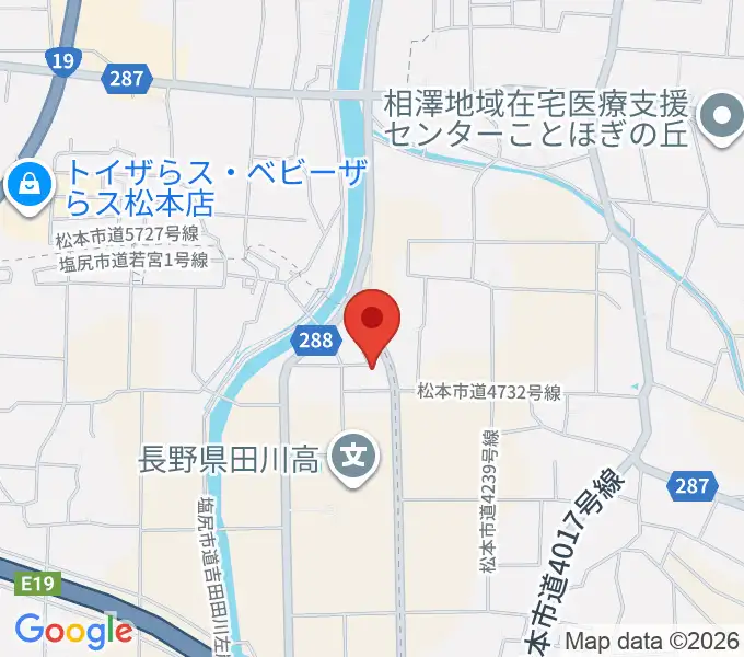 関澤真由美マリンバ教室の地図