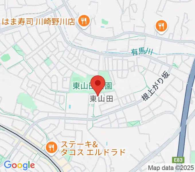 やまくらピアノ・ヴァイオリン音楽教室の地図