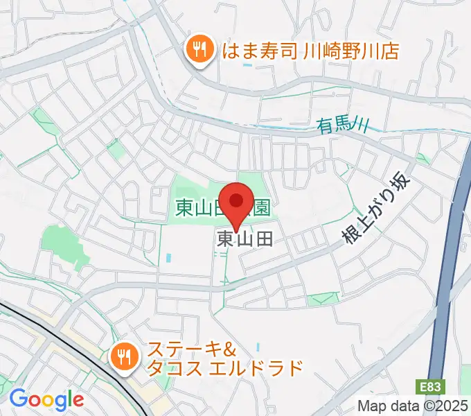 やまくらピアノ・ヴァイオリン音楽教室の地図