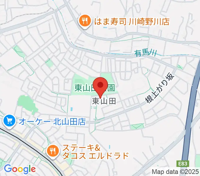 やまくらピアノ・ヴァイオリン音楽教室の地図