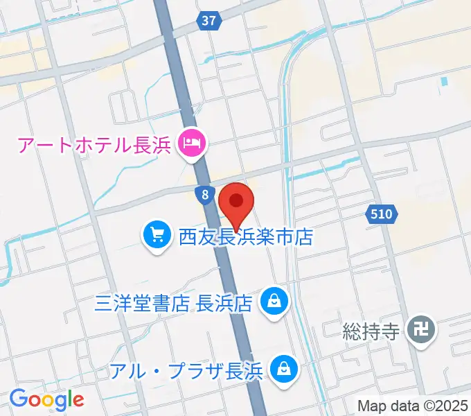 奏音（かのん）長浜教室の地図
