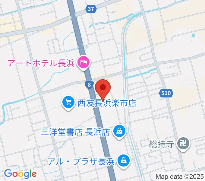 奏音（かのん）長浜教室の地図