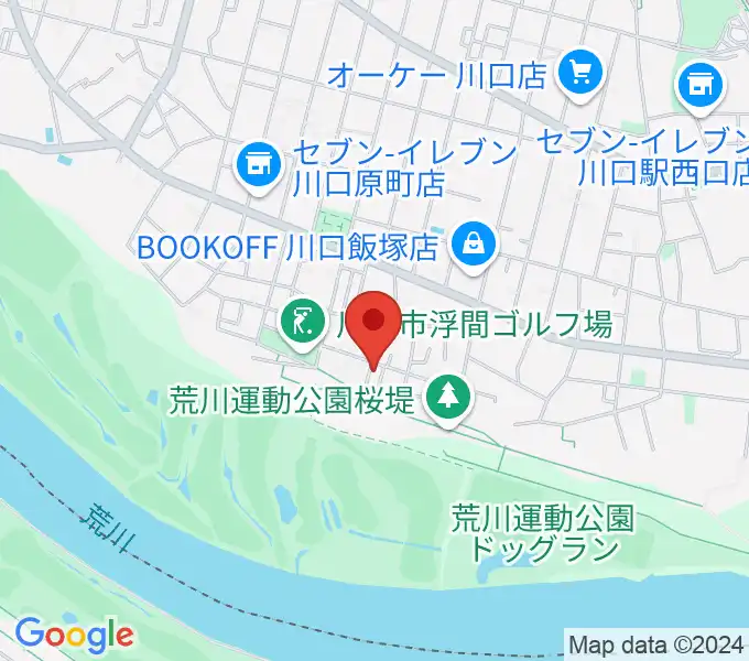 大山音楽教室の地図