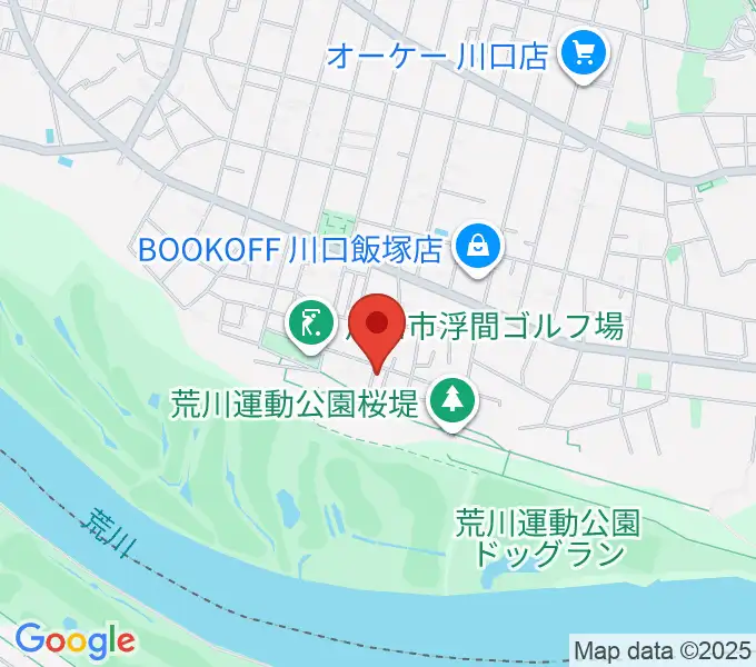 大山音楽教室の地図