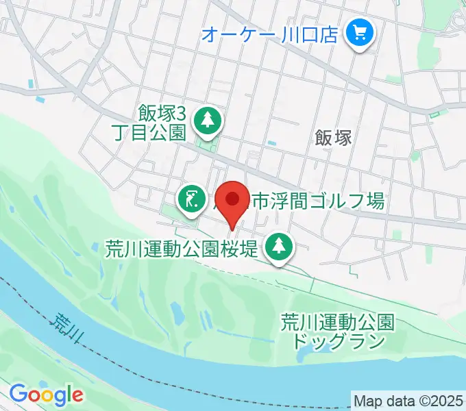 大山音楽教室の地図