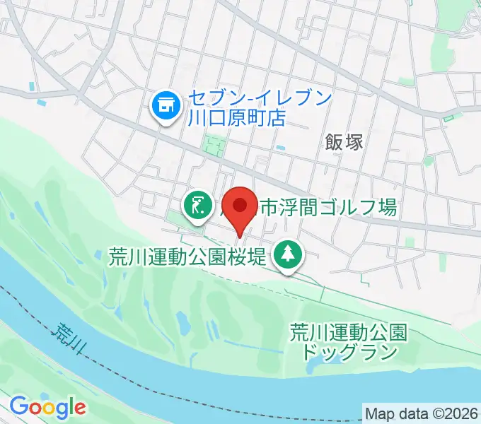 大山音楽教室の地図