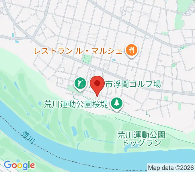 大山音楽教室の地図