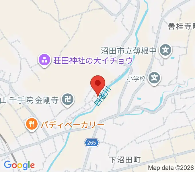あべ音楽教室の地図