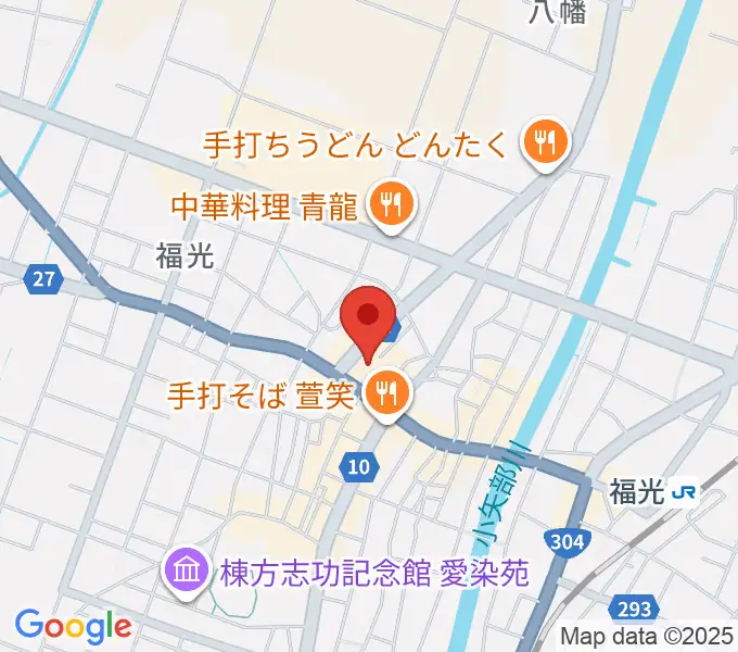 音楽堂福光スタジオベルの地図
