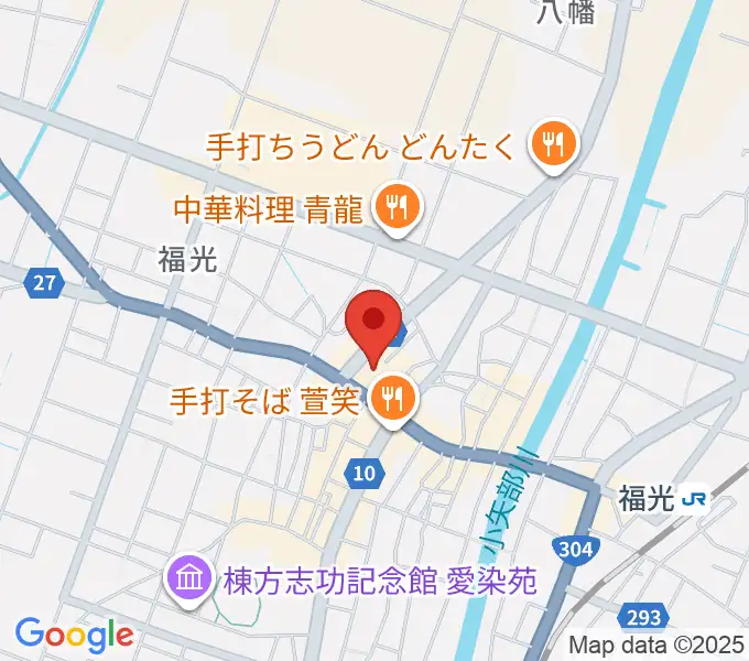 音楽堂福光スタジオベルの地図
