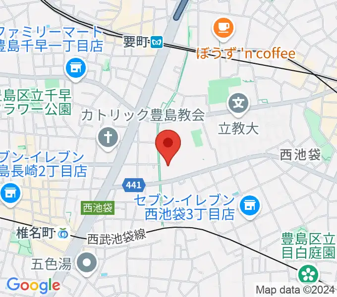 オレンジピアノ教室の地図