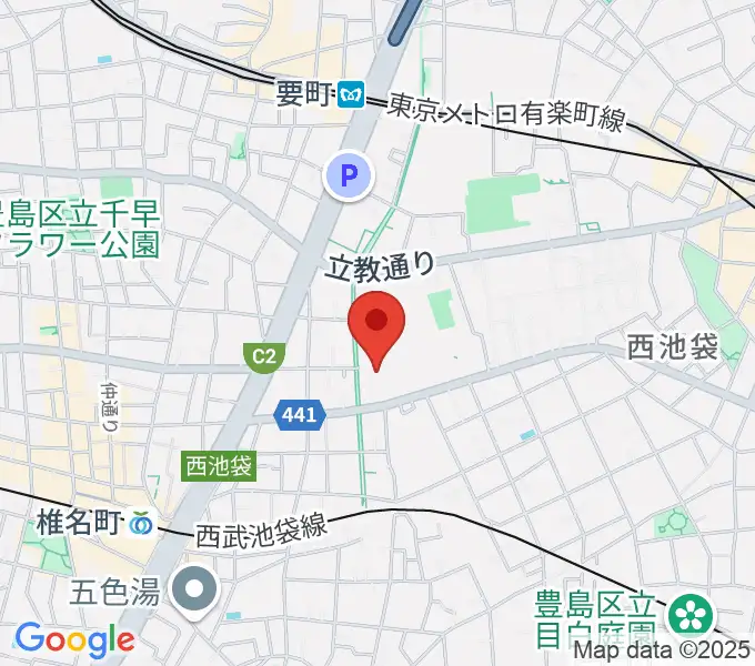 オレンジピアノ教室の地図
