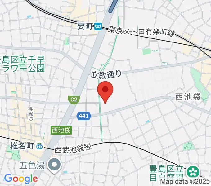 オレンジピアノ教室の地図