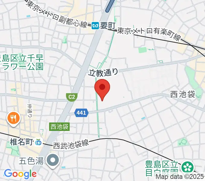 オレンジピアノ教室の地図