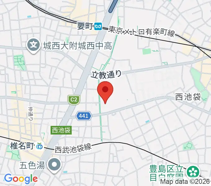 オレンジピアノ教室の地図