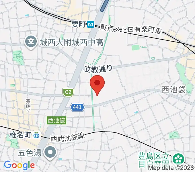 オレンジピアノ教室の地図