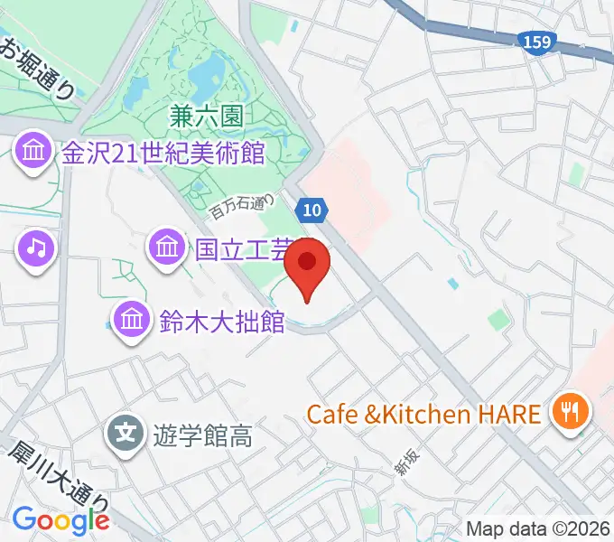 本多の森北電ホールの地図