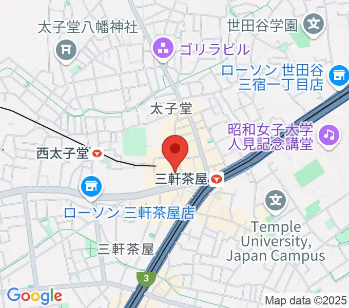 世田谷パブリックシアターの地図