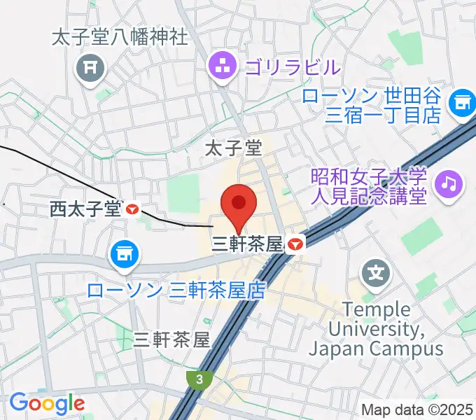 世田谷パブリックシアターの地図