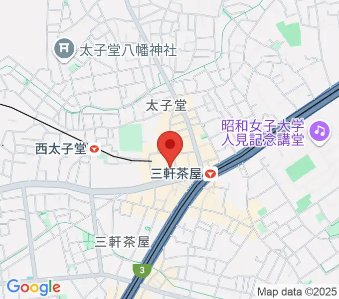 世田谷パブリックシアターの地図