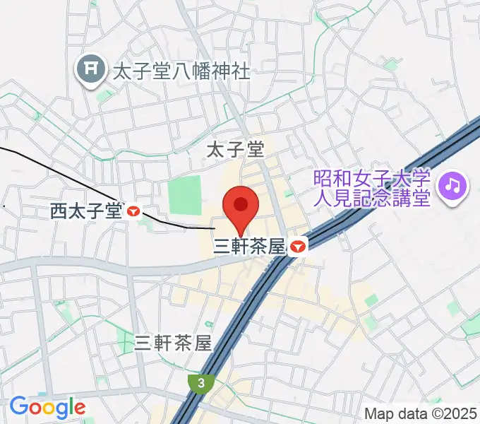 世田谷パブリックシアターの地図