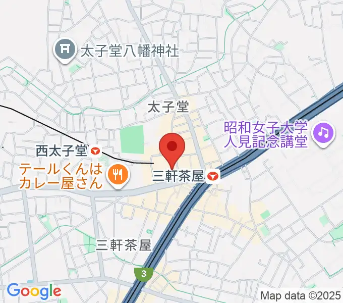 世田谷パブリックシアターの地図